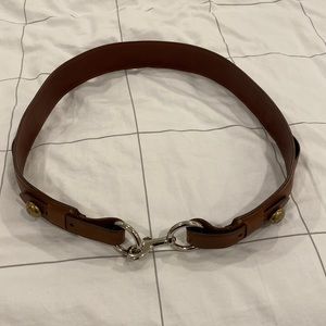 Leather Coach Belt
